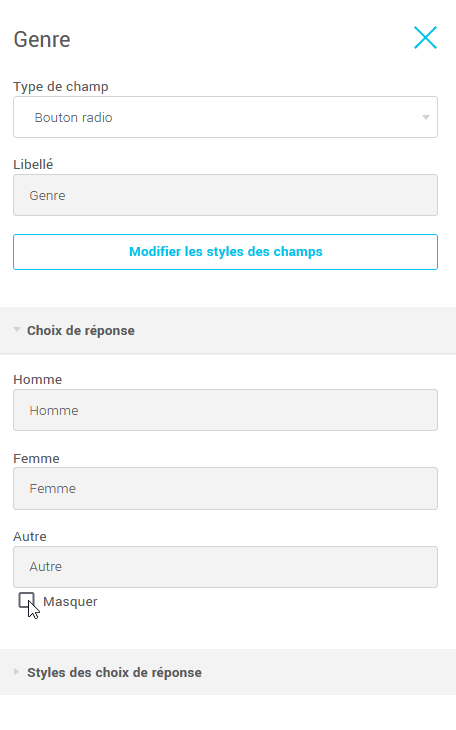 modifier-le-champ-genre